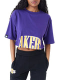 New Era T-shirt Los Angeles Lakers Donna 60435334 Purple - Viola