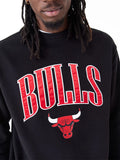 New Era Felpa Chicago Bulls Uomo 60435427 - Nero