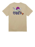 Obey T-shirt Baby Angel Uomo 165263700 Sand - Avorio
