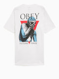 Obey T-shirt Future Tense Uomo 165263778 - Bianco