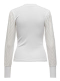 Only T-shirt Donna 15311937 Cloud Dancer - Bianco