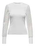 Only T-shirt Donna 15311937 Cloud Dancer - Bianco