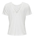 Only T-shirt Donna 15315576 Cloud Dancer - Bianco