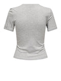 Only T-shirt Donna 15318478 Light Grey Melange - Grigio