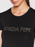 Patrizia Pepe T-shirt Slim Donna CM1419J013 - Nero