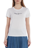 Pepe Jeans T-shirt Lorette Donna PL505827 - Bianco