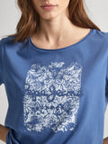 Pepe Jeans T-shirt Jury Donna PL505829 - Blu