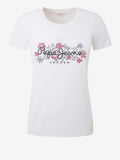 Pepe Jeans T-shirt Korina Donna PL505834 - Bianco