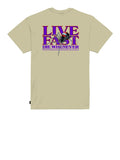 Propaganda T-shirt Live Fast Uomo PRTS734 Gravel - Beige