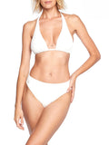 Ralph Lauren Bikini Pezzo Sotto French Cut High Rise Donna 21371456 - Bianco