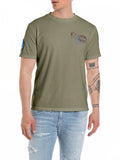 Replay T-shirt Uomo M6763.000.23608P Militare - Verde