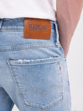 Replay Jeans Slim Anbass Uomo M914Y.000.573 60R - Denim