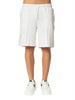 richmond shorts sportivi fleece hanz uomo ump24136be bianco 2440634
