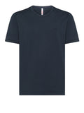 Sun68 T-shirt Round Solid S/S Uomo T34129 - Blu