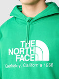 The North Face Felpa Cappuccio The North Face M Berkeley California da Uomo - Verde