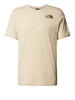 the north face t shirt graphic uomo nf0a87ew gravel beige 5033684