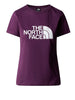 the north face t shirt easy donna nf0a87n6 purple viola 2091807