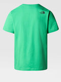 The North Face T-shirt Fine Uomo NF0A87ND Optic Emerald - Verde