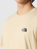 The North Face T-shirt Simple Dome Uomo NF0A87NG Gravel - Beige