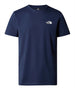 the north face t shirt simple dome uomo nf0a87ng summit navy blu 2932405