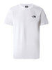 the north face t shirt simple dome uomo nf0a87ng bianco 1230945