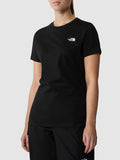 The North Face T-shirt Simple Dome Slim Donna NF0A87NH - Nero