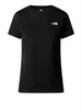 the north face t shirt simple dome slim donna nf0a87nh nero 1489252