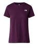 the north face t shirt simple dome slim donna nf0a87nh pure purple viola 9149367
