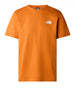 the north face t shirt redbox uomo nf0a87np arancio arancione 2089870