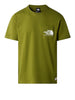 the north face t shirt berkeley california pocket uomo nf0a87u2 forest olive verde 5827171