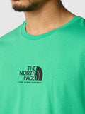 The North Face T-shirt Fine Alpine Equipment Uomo NF0A87U3 Optic Emerald - Verde