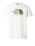 The North Face T-shirt Berkeley California Uomo NF0A87U5 White Dune/optic Emeral - Bianco