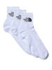the north face calzini multi sport cush quarter sock 3p unisex nf0a882g bianco 2308803