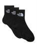 the north face calzini multi sport cush quarter sock 3p unisex nf0a882g nero 5515169
