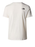 The North Face T-shirt Foundation Coordinates Graphic Uomo NF0A882Z Gardniawt/gardniawt/tnfbk - Bianco