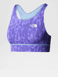 The North Face Top Flex Reversible Bra Print Donna NF0A886Q Optic Violet Abstract P - Viola