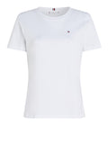 Tommy Hilfiger T-shirt Modern Regular CNk Donna WW0WW39848 - Bianco