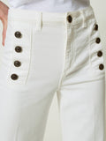 Twin Set Jeans a Zampa Donna 241TP2641 - Bianco