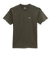 vans t shirt left chest logo uomo vn0a3cze grape leaf verde 6342699