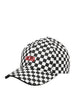 vans berretto con visiera high standard donna vn0a4ovq black white checkerboard nero 2690787