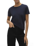 Vero Moda T-shirt Donna 10243889 Navy Blazer - Blu