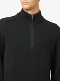 Armani Exchange Pullover Mezza Zip Uomo 6DZM1SZM1LZ Black - Nero
