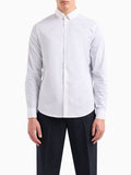Armani Exchange Camicia Classica Uomo 8NZC31ZN28Z - Bianco