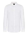 Armani Exchange Camicia Classica Uomo 8NZC31ZN28Z - Bianco
