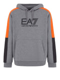 Ea7 Felpa Cappuccio Uomo 6DPM10PJVTZ Dark Grey Mel - Grigio