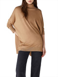 Emme Marella Pullover Maglia Collo Alto Dimma Donna 2425366211200 Cammello - Beige