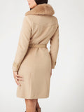 Guess Cappotto Amelia Double Breast Donna W4BL46WGKI2 Desert Mud - Marrone