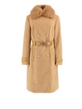 Guess Cappotto Amelia Double Breast Donna W4BL46WGKI2 Desert Mud - Marrone