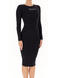 Juicy Couture Vestito Midi Dizzie Donna VIJH70433 Black - Nero