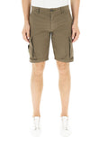 40Weft Bermuda Casual Cargo Uomo NICK_2126 - Verde